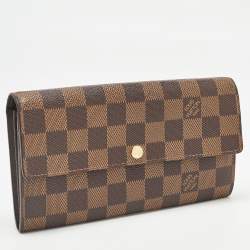 Louis Vuitton Damier Ebene Canvas Sarah Wallet