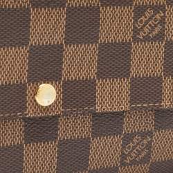 Louis Vuitton Damier Ebene Canvas Sarah Wallet