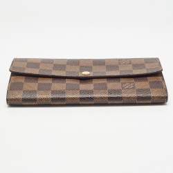 Louis Vuitton Damier Ebene Canvas Sarah Wallet