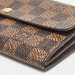 Louis Vuitton Damier Ebene Canvas Sarah Wallet