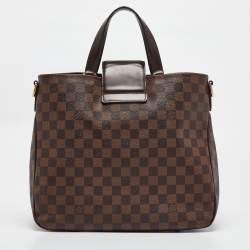 Pre Owned Louis Vuitton Damier Ebene Canvas Cabas Rosebery Bag