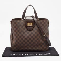 Pre Owned Louis Vuitton Damier Ebene Canvas Cabas Rosebery Bag