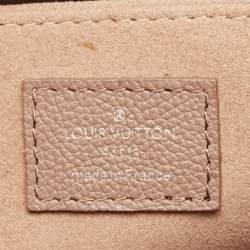 Pre Owned Louis Vuitton Beige Leather Mylockme Satchel Bag