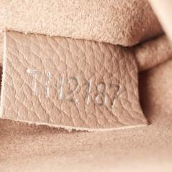 Pre Owned Louis Vuitton Beige Leather Mylockme Satchel Bag