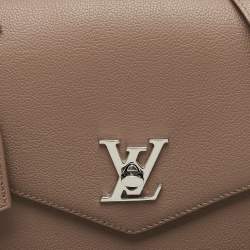 Pre Owned Louis Vuitton Beige Leather Mylockme Satchel Bag