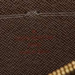 Louis Vuitton Damier Ebene Canvas Zippy Wallet