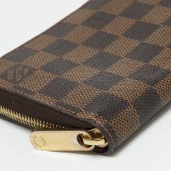 Louis Vuitton Damier Ebene Canvas Zippy Wallet