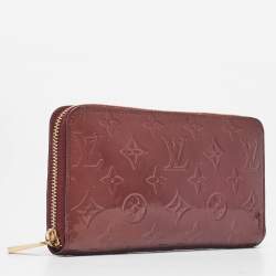 Louis Vuitton Amarante Monogram Vernis Zippy Wallet