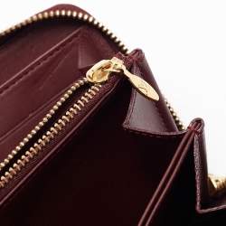 Louis Vuitton Amarante Monogram Vernis Zippy Wallet