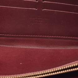 Louis Vuitton Amarante Monogram Vernis Zippy Wallet