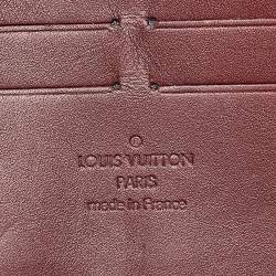 Louis Vuitton Amarante Monogram Vernis Zippy Wallet
