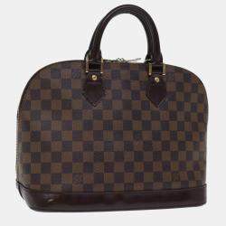 Louis Vuitton Brown Damier Ebene Canvas Alma handbag