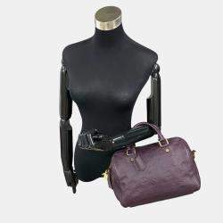 Louis Vuitton Purple Monogram Empreinte Speedy Bandouliere 25 Satchel Bag