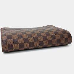 Louis Vuitton Brown Damier Ebene Pochette Saint Louis Clutch