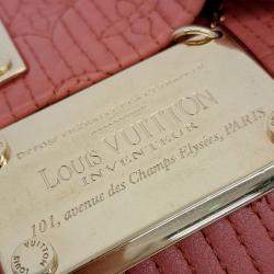 Louis Vuitton Orange Leather Altair Clutch