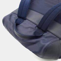 Pre Owned Louis Vuitton Navy Blue V Line Pulse Backpack