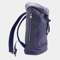 Pre Owned Louis Vuitton Navy Blue V Line Pulse Backpack