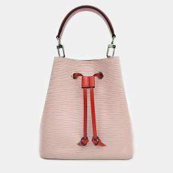Louis Vuitton Rose Valerine Epi Leather Noe Noe BB Bucket Bag