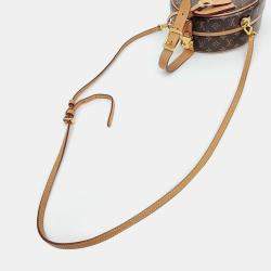 Pre Owned Louis Vuitton Brown Canvas Petite Boite Chapeau Bag