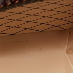 Pre Owned Louis Vuitton Brown Python Petite Boite Chapeau Bag