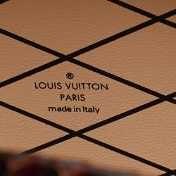 Pre Owned Louis Vuitton Brown Python Petite Boite Chapeau Bag