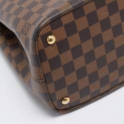 Pre Owned Louis Vuitton Damier Ebene Canvas Kensington V Bag