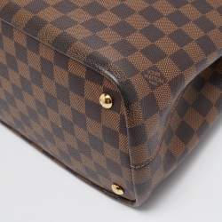 Pre Owned Louis Vuitton Damier Ebene Canvas Kensington V Bag