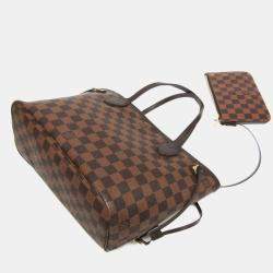 Louis Vuitton Brown Damier Ebene Canvas Neverfull PM Tote Bag