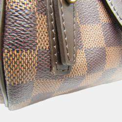 Louis Vuitton Brown Damier Ebene Canvas Rivington GM Satchel