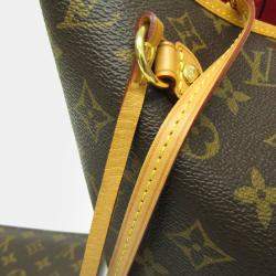 Louis Vuitton Brown Monogram Canvas Neverfull MM Tote Bag