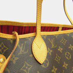 Louis Vuitton Brown Monogram Canvas Neverfull MM Tote Bag