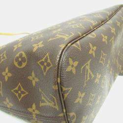 Louis Vuitton Brown Monogram Canvas Neverfull MM Tote Bag