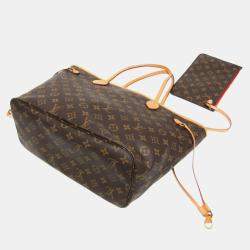 Louis Vuitton Brown Monogram Canvas Neverfull MM Tote Bag