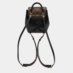 Louis Vuitton Brown/Black Vernis with Monogram Canvas Hot Springs Backpack 