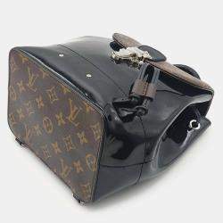 Louis Vuitton Brown/Black Vernis with Monogram Canvas Hot Springs Backpack 