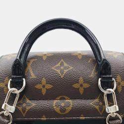 Louis Vuitton Brown/Black Vernis with Monogram Canvas Hot Springs Backpack 