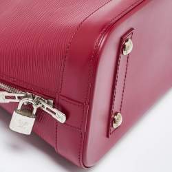 Louis Vuitton Fuchsia Epi Leather Alma PM Bag