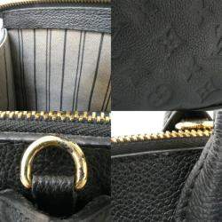 Louis Vuitton Black Leather Medium Pont Neuf Satchel Bag