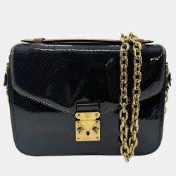 Louis Vuitton Black Shiny Epi Leather Mini Pochette Metis Shoulder Bag