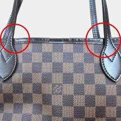Louis Vuitton Brown Damier Ebene Canvas Neverfull MM Tote Bag
