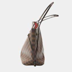 Louis Vuitton Brown Damier Ebene Canvas Neverfull MM Tote Bag