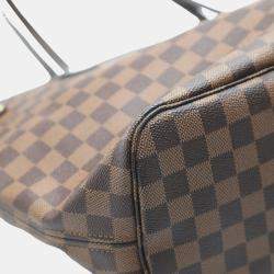 Louis Vuitton Brown Damier Ebene Canvas Neverfull MM Tote Bag
