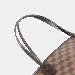 Louis Vuitton Brown Damier Ebene Canvas Neverfull MM Tote Bag