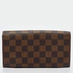 Louis Vuitton Damier Ebene Canvas Sarah Wallet