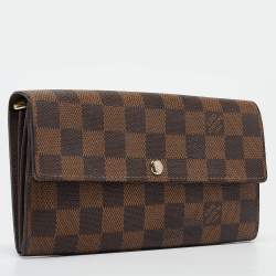 Louis Vuitton Damier Ebene Canvas Sarah Wallet