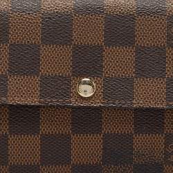 Louis Vuitton Damier Ebene Canvas Sarah Wallet