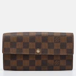 Louis Vuitton Damier Ebene Canvas Sarah Wallet