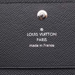 Louis Vuitton Black Taiga Leather Business Card Holder