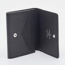 Louis Vuitton Black Taiga Leather Business Card Holder
