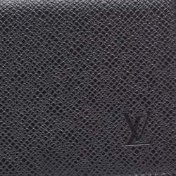Louis Vuitton Black Taiga Leather Business Card Holder